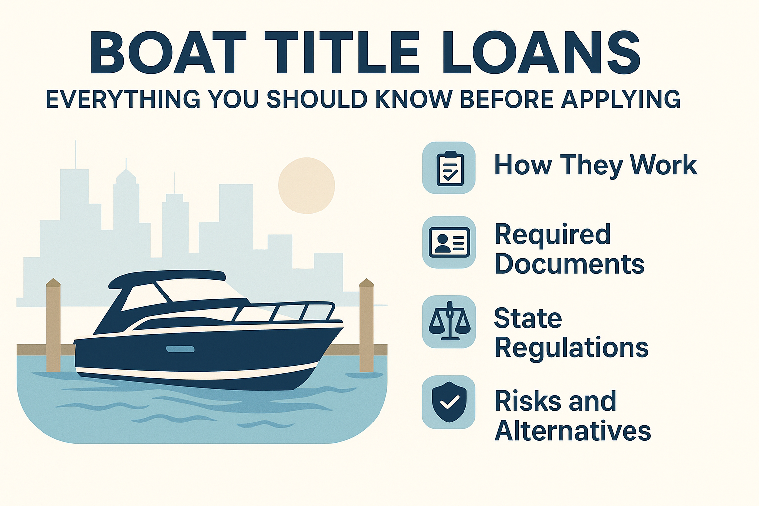 You are currently viewing Boat Title Loans in the USA: Rules, Pros, Risks, and State Regulations